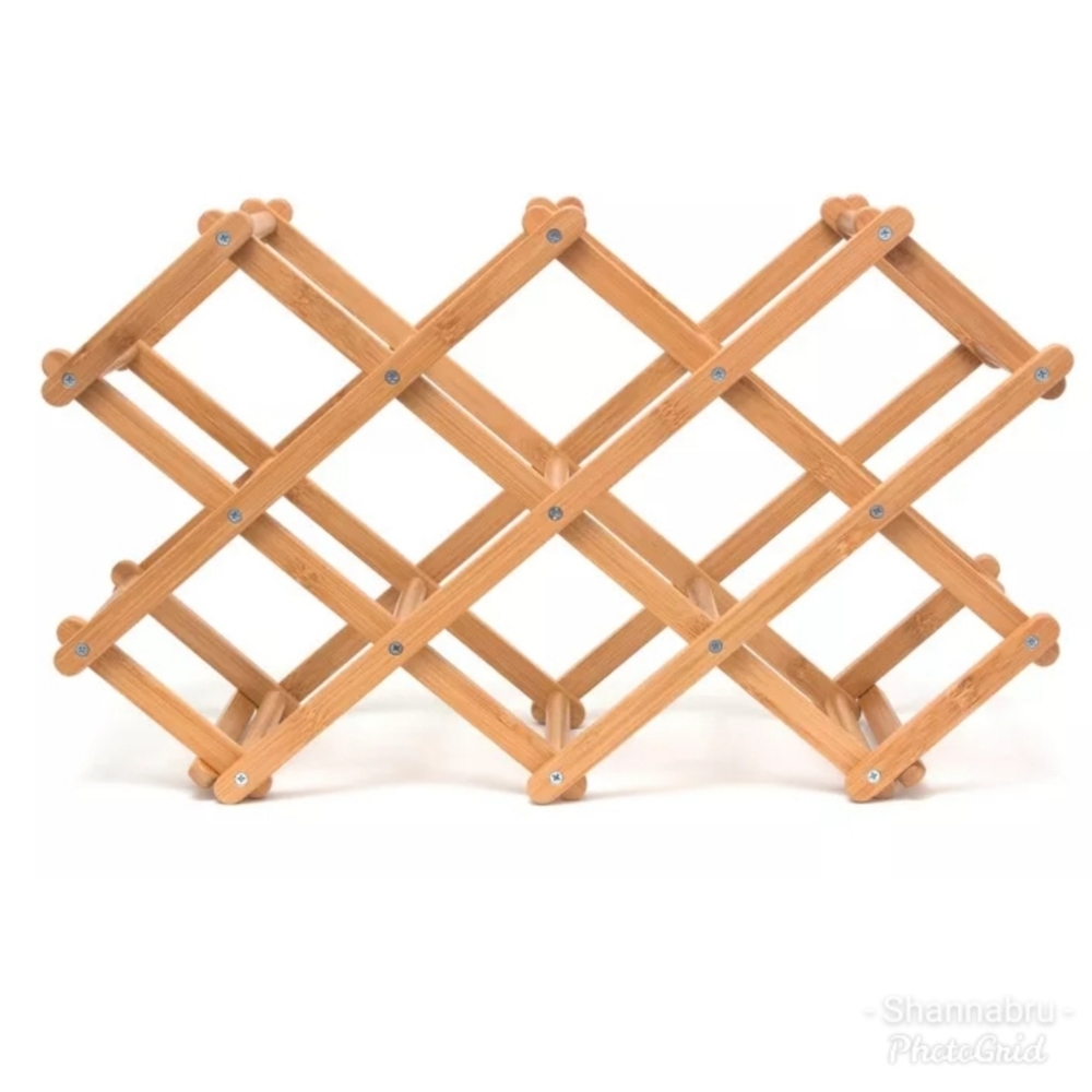 *TWO* Pier 1 Expanding Wood Wine Racks